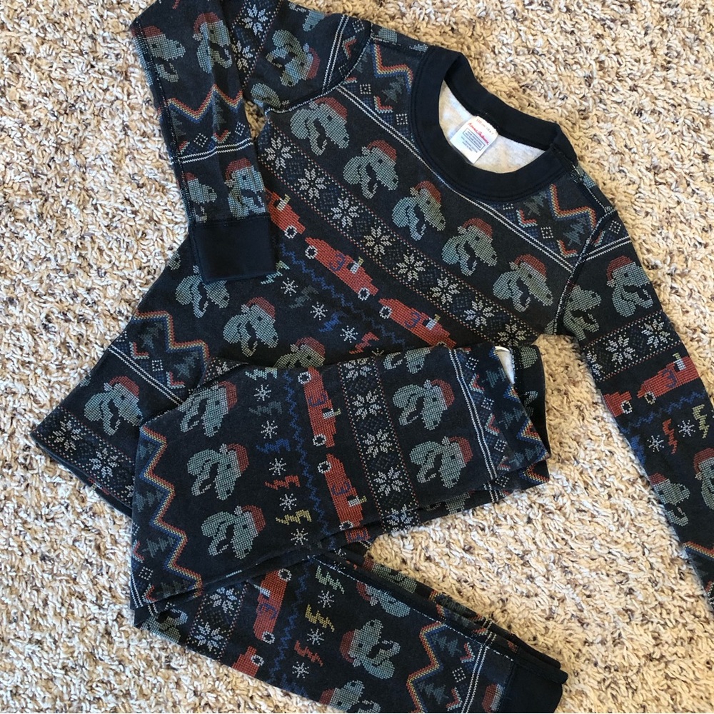 Hanna Andersson Long John Pajamas Sz. 120 (6-7)